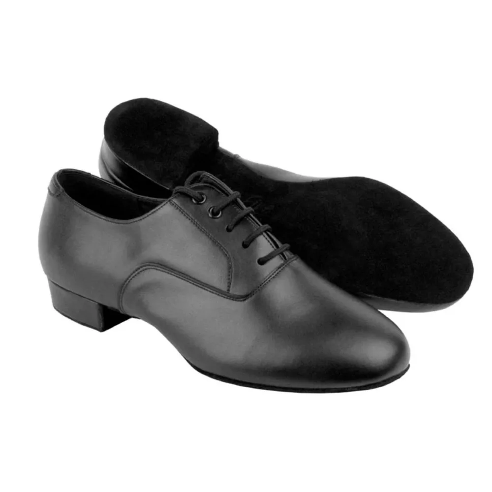CAPEZIO Men’s Black Leather Very Fine Dancesport Shoes